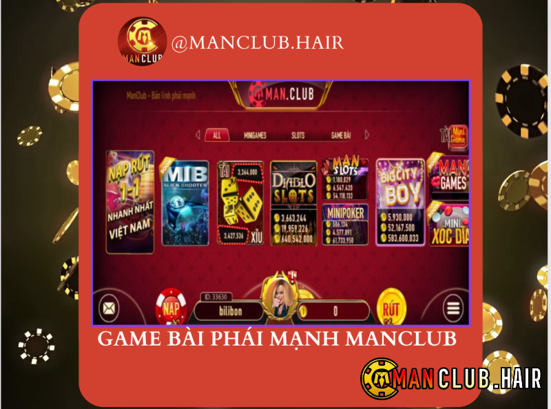 Giao diện Manclub